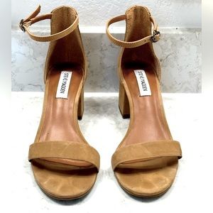 Steve Madden Irenee Sandal in Tan Nubuck Size 7.5